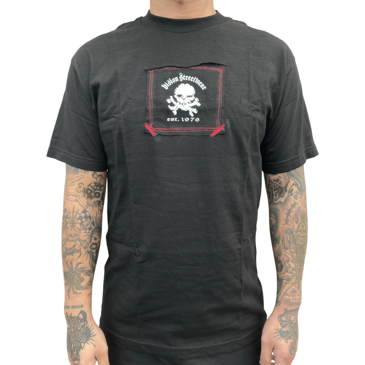 Vision Streetwear- Skull Patch Men's T-Shirt