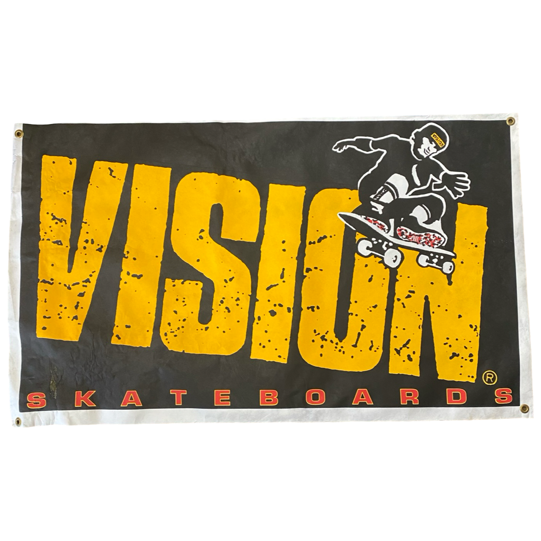 NOS Original Vision Skateboards Poster/Banner - 39.5" x 23.75"