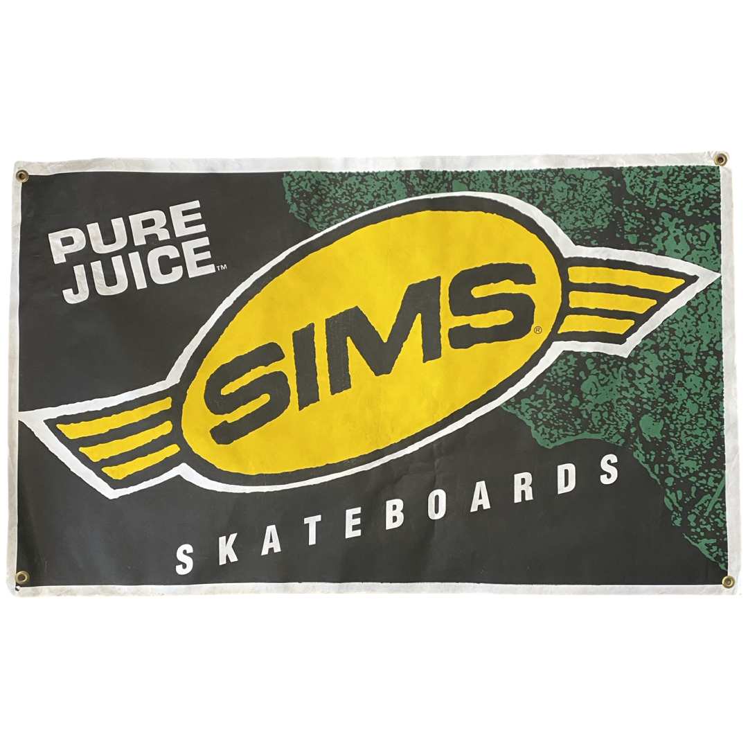 NOS Original Sims Pure Juice Poster/Banner - 39" x 23.75"