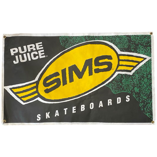 NOS Original Sims Pure Juice Poster/Banner - 39" x 23.75"
